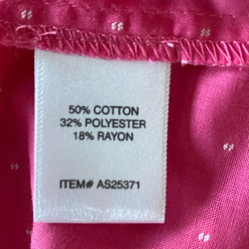 Appleseed’s  Clip Dot Pop Over Blouse/Shirt - Size Medium - NWOT - Picture 6 of 11
